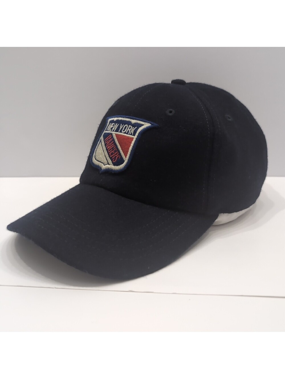 New York Rangers Vintage Wool Hat Black American Needle Archive Legend Strapback